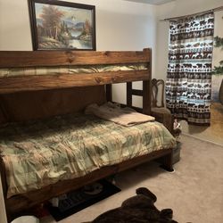 Rustic Bunkbed Twin Over Full 