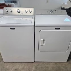 Maytag Topload Washer and electric dryer set