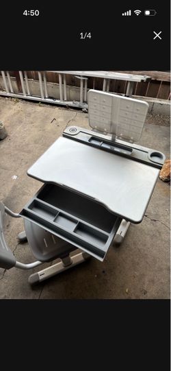 Gray desk