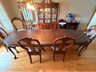 Formal dining room furniture SEATS 10 COMFORTABLY