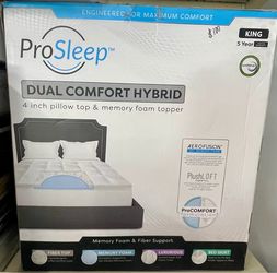 Memory foam mattress topper