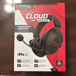 HyperX Cloud II Core Wireless Gaming Headset (Unused)