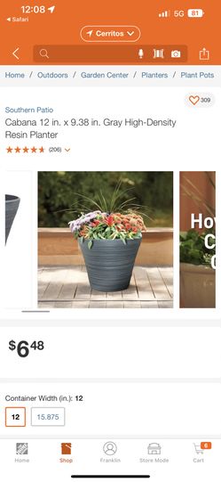 12inch Cabana Planter