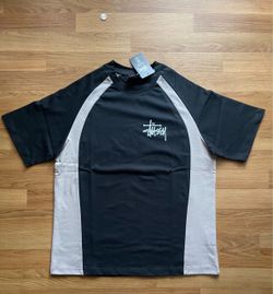 Stussy t-shirt, black and gray,size medium