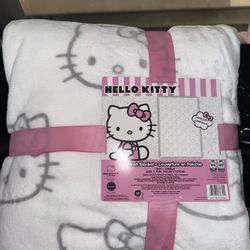 Twin Hello Kitty Blanket