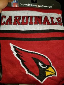 Brand new arizona cardinals drawstring backpack