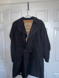 Black Burberry Trench Coat