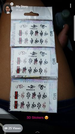 Nail Supplies 🌸 3D Designer (Gucci) Nail Stickers