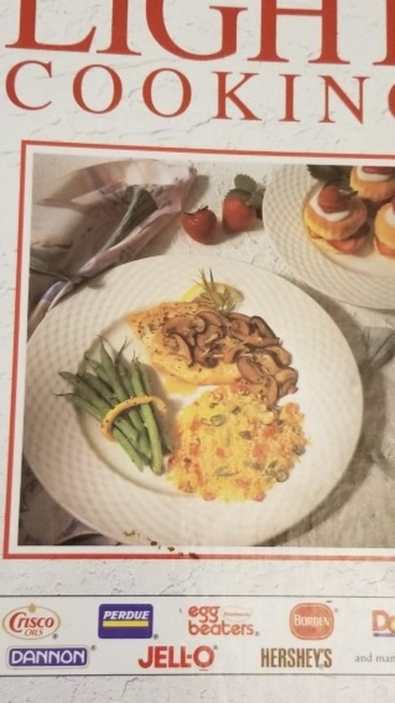 Light Cooking cook book thick