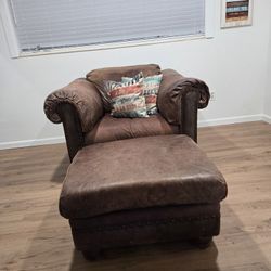leather armchair