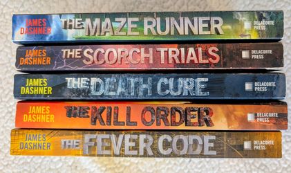 James Dashner Maze Runner Complete 5 Book Paperback Set Prequels Delacorte Press