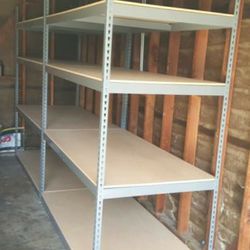 Garage Shelving 72 in W x 36 in D Industrial Warehouse Storage Rack