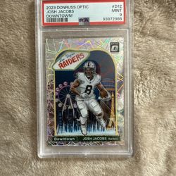 2024 Panini Donruss Optic- Downtown! Josh Jacobs #D-12