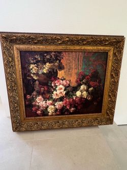 Floral Art with Guild Frame