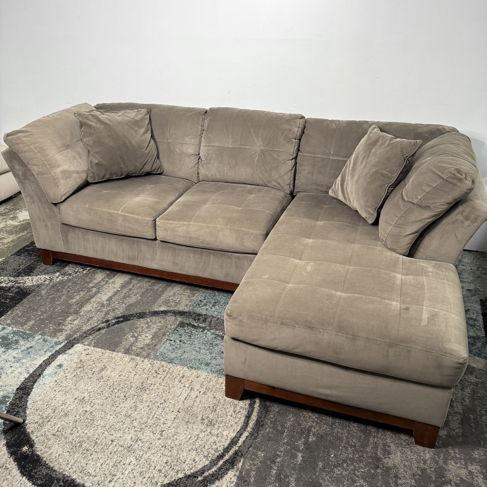 Sectional Sofa Free Delivery Taupe Couch