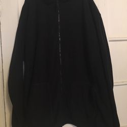 zipped fleece jacket