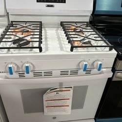 Open Box New White Gas Range
