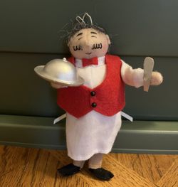 Christmas Tree Ornament - Waiter 