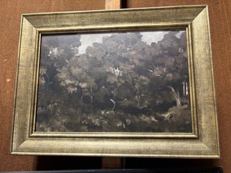 Threshold gold framed moody art