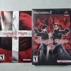 Vampire Night PlayStation 2 PS2 Complete