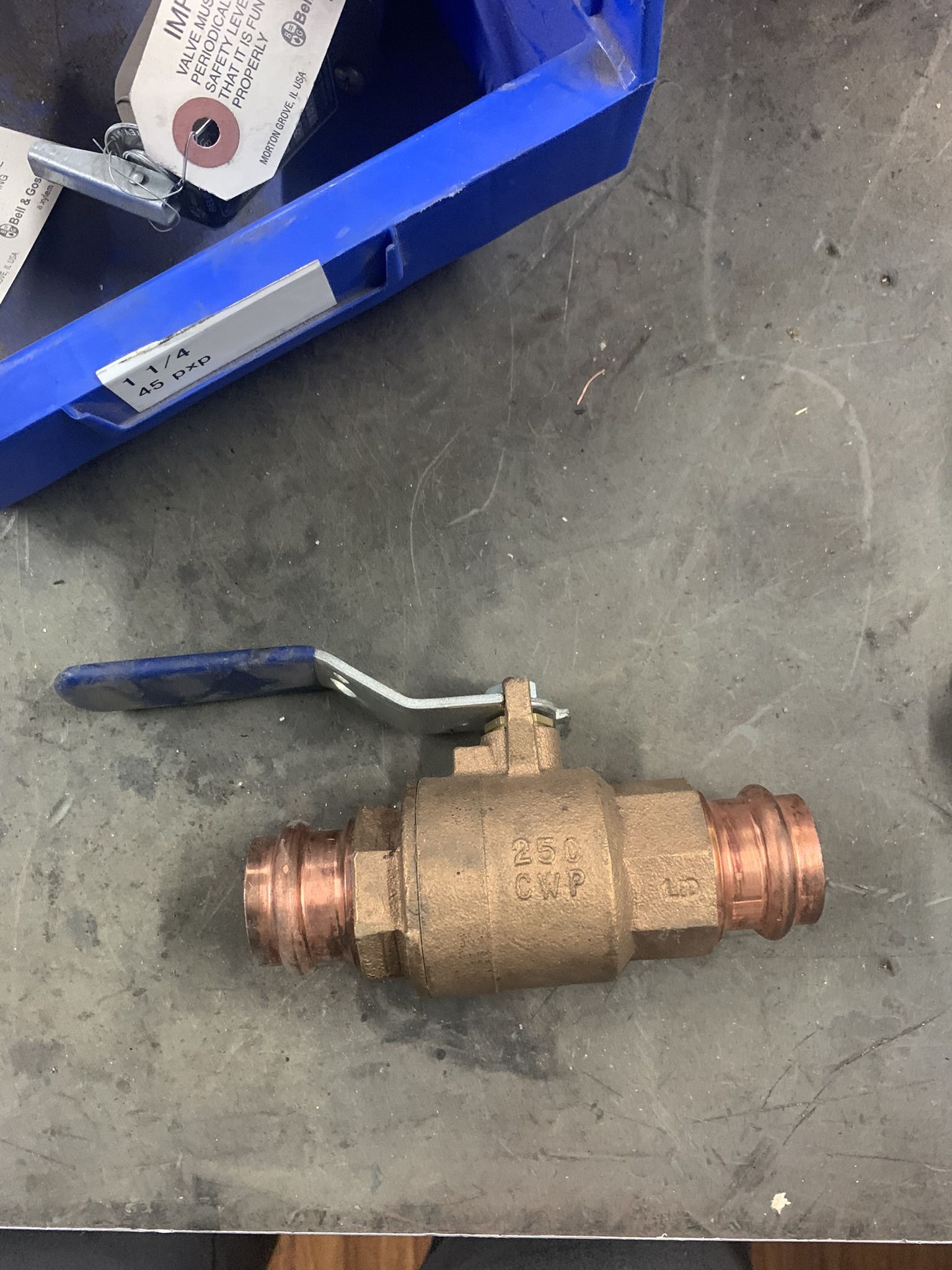 1 Inch Pro Press Water Valve 