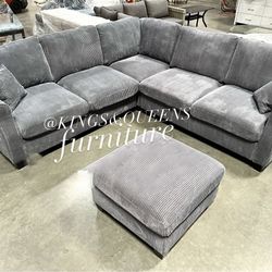 New Sectional Dark Grey 