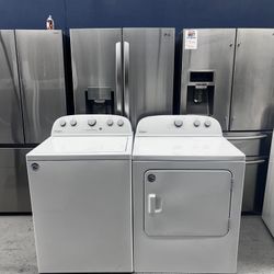 🚚 Delivered Whirlpool Refurbished Top Load Washer and Dryer 4.3 cu.ft Austin 4815 🛡 1 Yr Wn