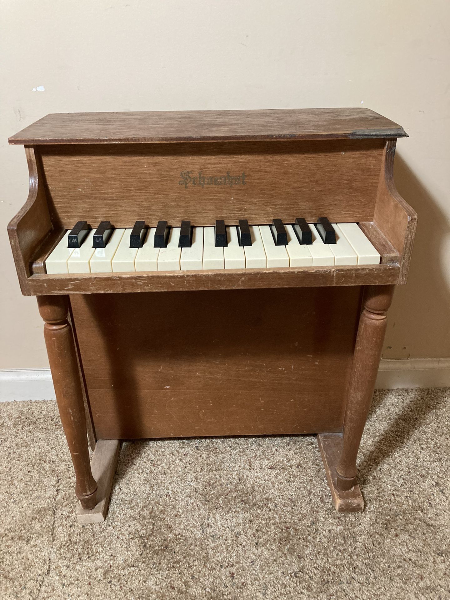 10x17x20” Antique Toy Piano- All The Keys Work 😎