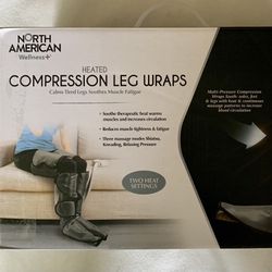 (Brand New) North American Wellness Heated Compression Leg Wraps