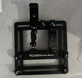 VGSION Aluminum Cell Phone/Action Camera Fence Mount for iPhone, Mevo Start, GoPro with Two Phone Clips, Angle Adjustable, Support Recording While Cha