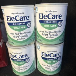 Elecare Formual 4 Cans Sell Or Trade For Enfamil 12 Oz Cans 