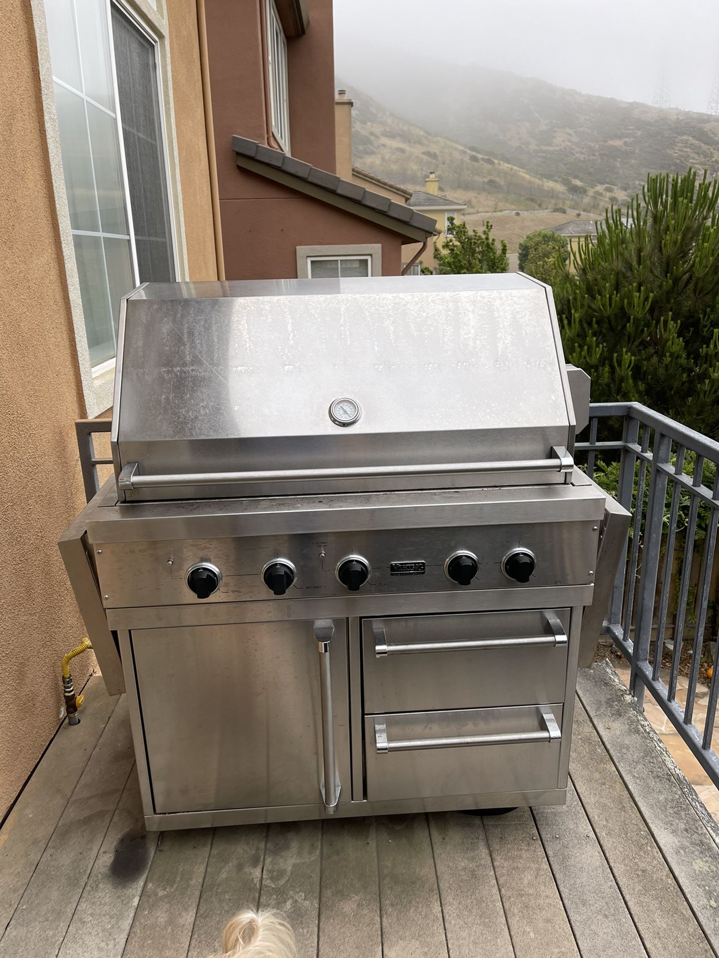 Professional Viking Outdoor Gas & Propane Grill Stainless Steel 53”
