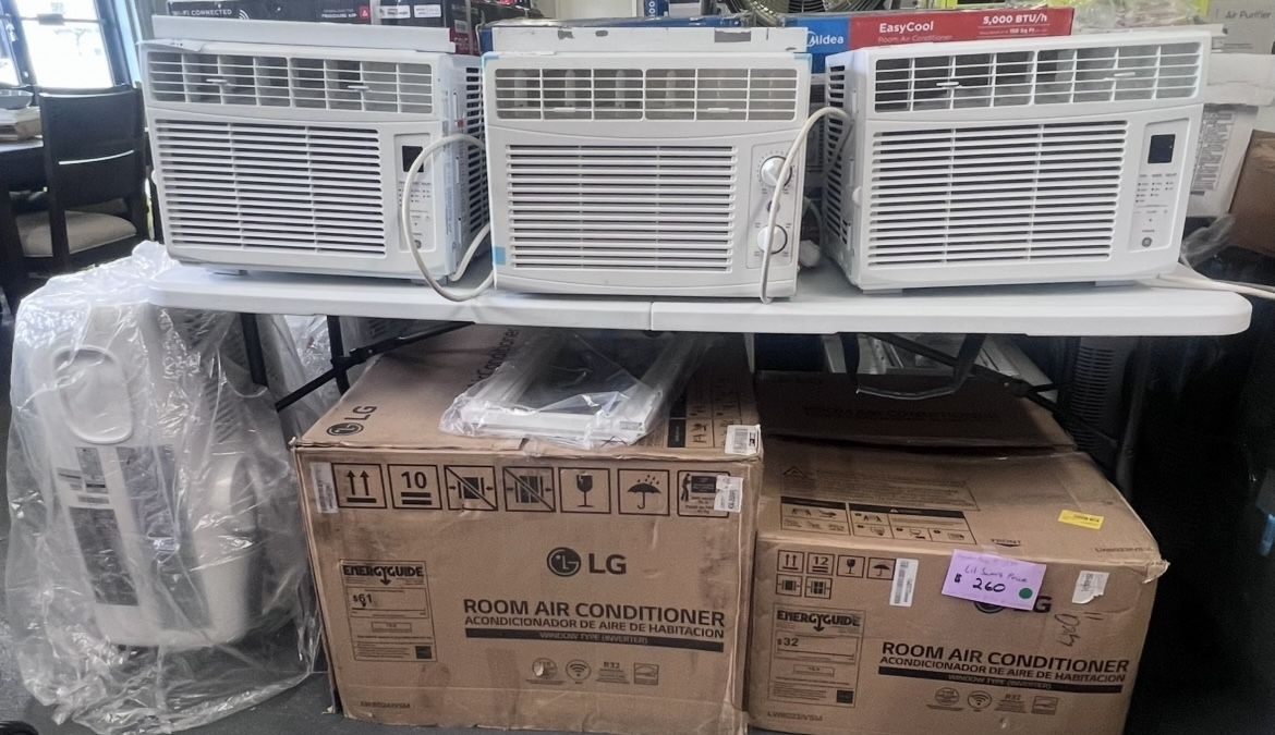 Air Conditioner Units 4 Sale! New and used Portable and Window A/C units for sale Prices from $150 and up prices differ depending on unit.