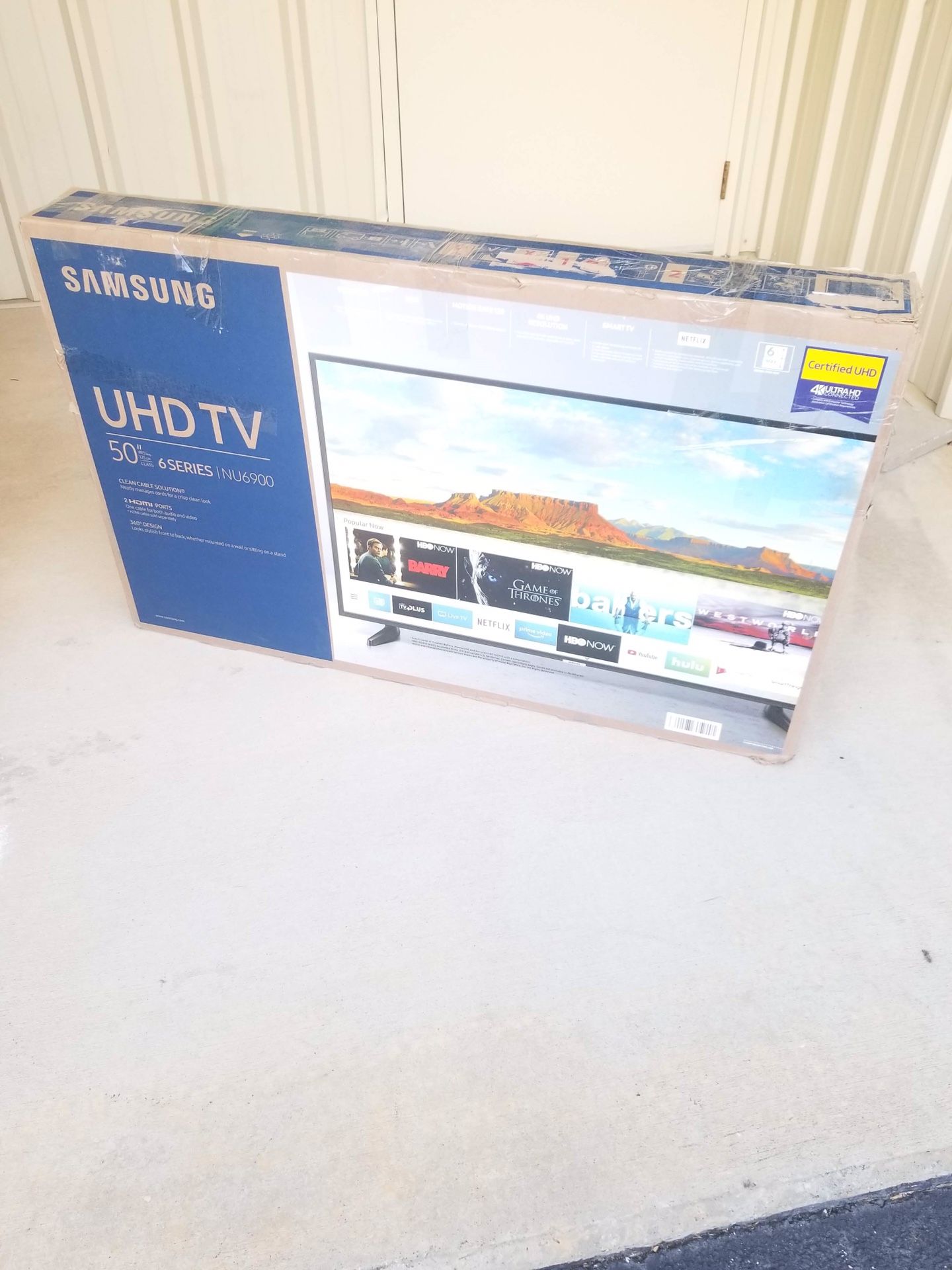 *50” In. Samsung 4K Smart TV W/Remote*