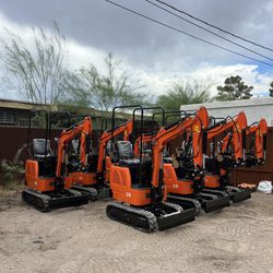 Brand New 1 Ton Mini Excavator In Stock In Tucson 