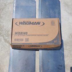 Wagman Combination Trowel Blades 8" X 14"