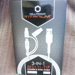 3 Pc Adapter Charging Cord