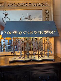 Navajo stole it iron custom-made, beautiful Table Lamp