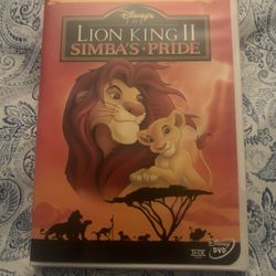 The Lion King II: Simba’s Pride DVD 