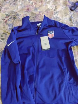 Nike USMNT Academy Pro Soccer Men Slim Fit Jacket DH4752-421 Size L 