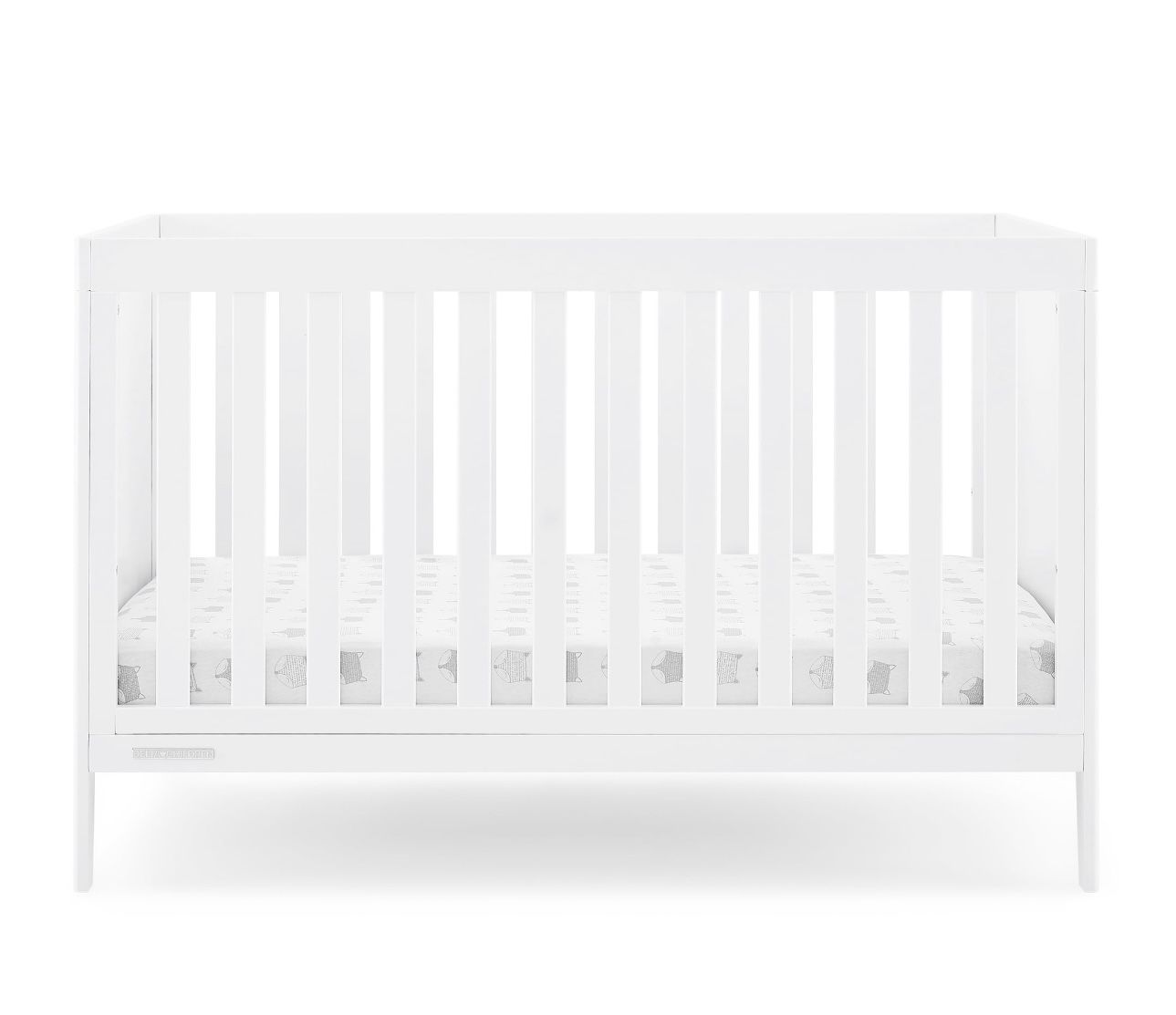 White Delta Children’s Convertible Crib To Toddler Bed