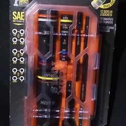 KNECT™ Quad-12 Heavy-Duty Impact Flip Sockets, SAE, 6-Piece