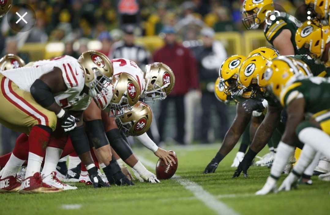 SF 49ERS VS GREENBAY PACKERS