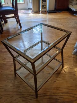 Glass Accent Table