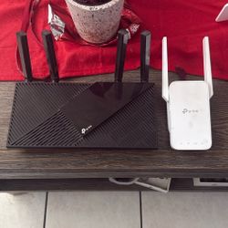 TP-Link Archer AX55 AX3000 Wi-Fi 6 Router + AC1200 Range Extender