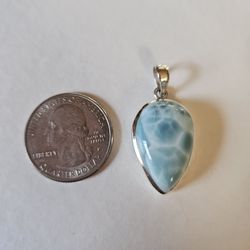 Larimar Pendant 