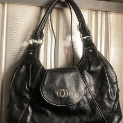 Minicci Black Leather Bag