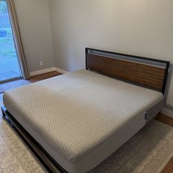 King Mattress with Frame