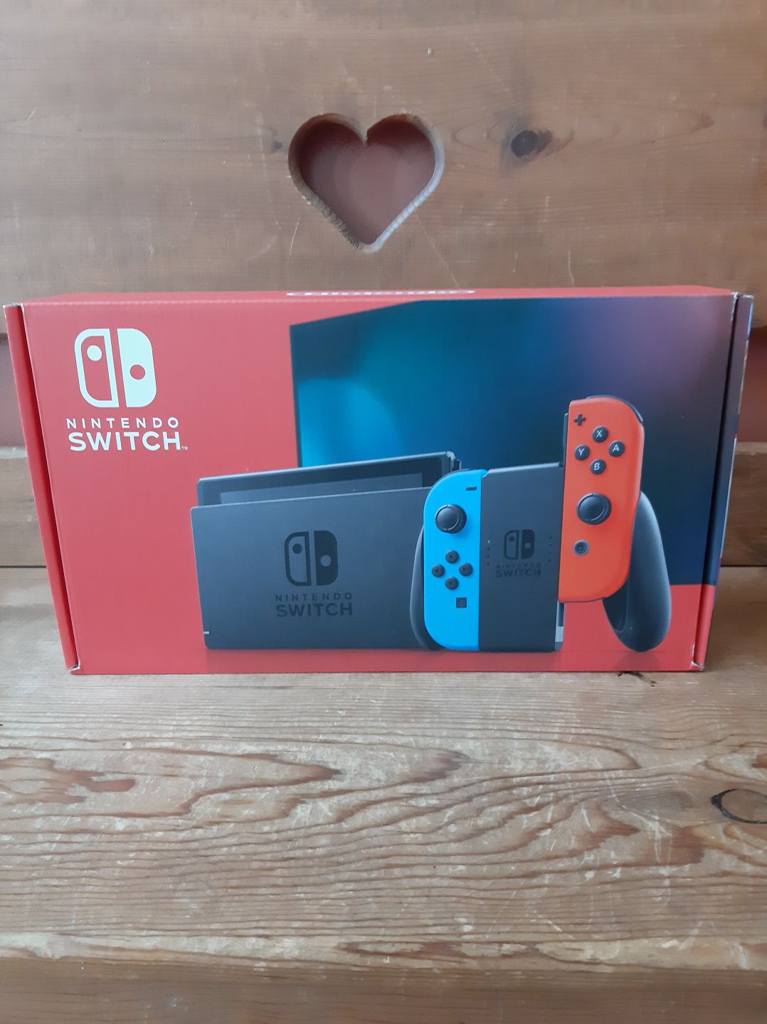 Negotiable Nintendo Switch 32GB Console with Red/Blue Joycons