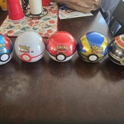 Pokemon TCG Pokeball Assorted Tins